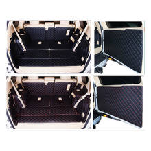 Full set trunk mats & back door mat for Toyota Land Cruiser Prado 150 7 seats -2010 cargo liner boot carpets 2024 - buy cheap