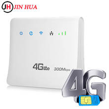 Enrutadores Wifi LTE CPE, módem 4g, tarjeta Sim, puntos de acceso móviles desbloqueados, repetidor de banda ancha inalámbrica de 300Mbps, enrutador con puerto LAN 2024 - compra barato