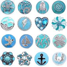 5pcs/lot Snap Button Jewelry Ginger Charms Flower Heart Cross Tree of Life Dog Snap Buttons Fit 18mm Snap Bracelet Necklace 2024 - buy cheap