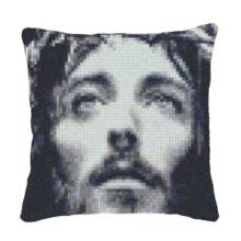 Latch Hook Cushion Kit Pillow Mat DIY Crafts Jesus Pattern Cross Stitch Needlework set Crocheting Cushion embroidery pillow 2024 - buy cheap