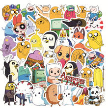 10/50Pcs Anime Adventure Time Stickers Pack For Kids On The Laptop Fridge Phone Skateboard Travel Suitcase Sticker 2024 - buy cheap