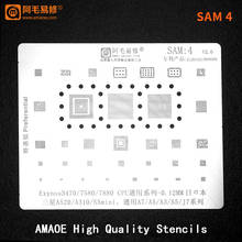 EXYNOS3470/7580/7880 CPU/RAM Power WiFi Audio IC CHIP For Samsung A7/A5/A8/J7/A520/A310/S5 BGA Reballing Stencil Solder Template 2024 - buy cheap