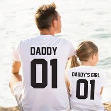 Daddy and Me Outfits Daddy and Daughter T-shirts Daddy and Children Shirts Father and Daughter Short Sleeve Clothes Drop Ship 2024 - buy cheap