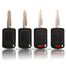 Kutery-carcasa de llave de coche remota, 2/3/4 botones de repuesto, Fob, para Mitsubishi Outlander ASX Lancer EX 2024 - compra barato