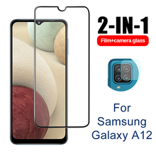 Película protetora para smartphone 2 em 1, proteção de tela de vidro temperado para telefone inteligente, para samsung galaxy vários modelos 2024 - compre barato