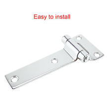 Polished T Hinge Door Hinges Heavy-duty Boat Trailer Hardware T Strap Door Hinges Cabinet Door Hinge Butt Hinges 136x58mm 2024 - buy cheap