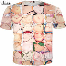 CLOOCL-Camiseta de Anime para chica, remera con estampado 3D de Anime gordito para chica, Top informal Harajuku Hipster Unisex 2024 - compra barato