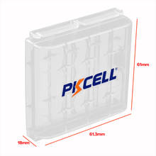 1Pcs PKCELL Battery Holder Case Plastic Portable Boxes For AA or AAA Single Use Primary Batteria or Rechargeable Batteries 2024 - buy cheap