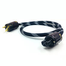 Hifi FURUTECH T wo ядро посеребренный шнур питания с вилкой США/ЕС кабель переменного тока линия hifi аудио amp Кабель США/ЕС Вилки кабель питания 2024 - купить недорого