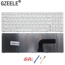 GZEELE-teclado para ordenador portátil, para ASUS G53S, G73S, K53SD, K53SF, K54HR, K54HY, K54S, N71Ja, N71Jq, N71Jv, N71V, blanco, Ruso 2024 - compra barato