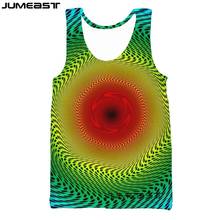 Jumeast marca masculina mulheres 3d impresso colete ilusão visual noite manga curta moda esporte pulôver verão tanque topos t 2024 - compre barato