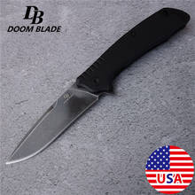 New outdoor field supplies small folding knife ball bearing portable outdoor high hardness self-defense survival knife 2024 - buy cheap