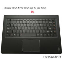 Novo original para lenovo ideapad yoga 4 pro yoga 2013-13 900-13isk capa superior, moldura para teclado, touchpad 2024 - compre barato
