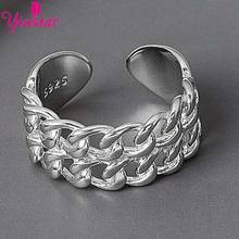 Decorations for Girls Cool Stainless Steel Circle Men's Ring High Quality Stainless Steel Couple Ring Punk Ladies Jewelry Gift 2024 - buy cheap