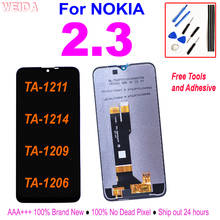 ЖК-дисплей AAA + для NOKIA 6,2 TA-2,3 TA-1211 TA-1214 TA-1209, 1206 дюйма, сенсорный экран с дигитайзером в сборе для NOKIA 2,3, ЖК-экран 2024 - купить недорого