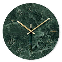 Fashion-Marble Wall Clock Simple Decorative Creative Nordic Modern Marble Clock Wall Clock 2024 - buy cheap