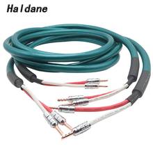 Haldane Pair HIFI Ortofon Speaker Cable CMC Pure Red Copper BFA Banana Plug Audio Speaker Interconnect Cable for AMP CD player 2024 - buy cheap