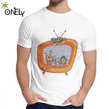 Retro Cotton Rocko Modern Life Homme Tee Shirt For Man Hipster Natural Cotton Camiseta S-6XL 2024 - buy cheap