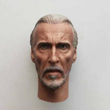 Delicate Painting Hot 1/6 Prequel Trilogy Count Dooku Head Sculpt Fit 12" Figure 2024 - buy cheap