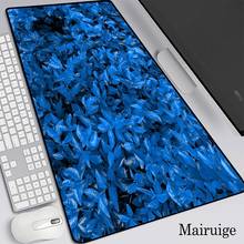 Mairuige Large Blue Leaves Mouse Pad Gaming Accessories Non-Slip Gamer Mousepad Laptop PC Lockedge Desk Mat Computer Decoracion 2024 - buy cheap