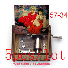 5pcs/lot 2021 newest InuYasha Sesshoumaru Kikyo Kagome music theme to love's end anime InuYasha movie cosplay fans kids gift toy 2024 - buy cheap