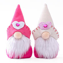 Valentine's Day Gnome Plush Faceless Doll Couple Fairy Doll Decoration Ornaments Party Atmosphere Decoration Valentine's Present 2024 - buy cheap