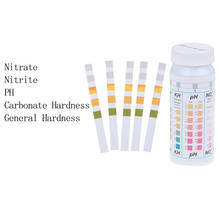 50 Strips 5 in 1 Swimming Pool Spa Water Test Strips Nitrate Nitrite PH Hardness 2024 - buy cheap