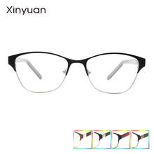 C44039 Metal Women Metal Glasses Frame Cat Eye Glasses Women Myopia Optical Clear Eyeglasses Frame Brand Designer Vintage 2024 - buy cheap