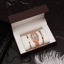 Luxury Women Watches Bracelet Set Stainless Steel Diamond Women Watch Fashion Ladies Quartz Wristwatche Relogio Feminino 2024 - buy cheap
