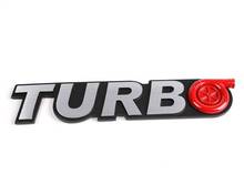 1X 3D эмблема TURBO алюминиевый гриль задний багажник знак, наклейка на автомобиль для Audi BMW стайлинга автомобилей 2024 - купить недорого
