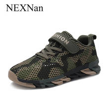 NEXNan Camouflage Boys Shoes For Kids Sneakers Children Casual Shoes Girls Sneakers Breathable Mesh Running Trainers Outdoor 2024 - buy cheap