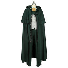 CostumeBuy-Disfraz de FGO Monte cristal Edmond Dantes, conjunto completo con capucha, para Halloween, hecho a medida 2024 - compra barato