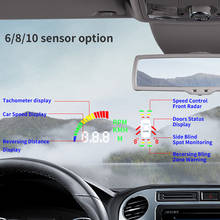 Pantalla frontal HUD 5,5 para coche, detección de estacionamiento OBD 2, 8 sensores con sensor de asistencia de carril ciego y sistema de sensor frontal y trasero gps 2024 - compra barato