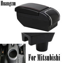 Armrest box For Mitsubishi Attrage Mirage Large space Center Centre Console Storage Box with Cup holder ashtray 9 USB in 2024 - buy cheap