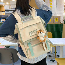 Mochila escolar de gran capacidad para hombre y mujer, bolsa de viaje impermeable para ordenador portátil, 17 pulgadas, Harajuku, para adolescentes 2024 - compra barato