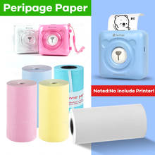 Peripage-etiqueta de papel fotográfico para impresora de fotos, adhesivo térmico de notas de Color, rollo de etiquetas, A6, A8 2024 - compra barato