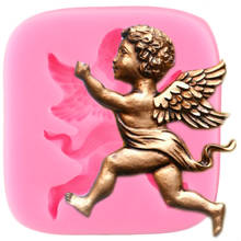 Angel Silicone Molds Cupcake Topper Fondant Cake Decorating Tools Chocolate Gumpaste Candy Polymer Clay Moulds 2024 - buy cheap