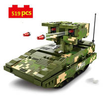 Military Series World War II HJ-10 anti-tank missile soldier Figures DIY Model Building Blocks Bricks Toys Gifts 2024 - buy cheap