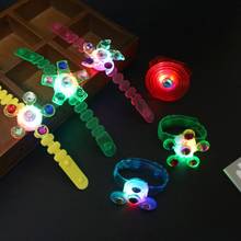 Fidget spinner luz up assista alívio do estresse brinquedos suprimentos festa favores do navio da gota 2024 - compre barato