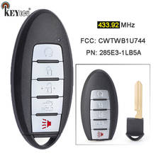 KEYECU 433.92MHz FCC ID: CWTWB1U744 Keykess Remote Key Fob 5 Button for Nissan Armada Patrol for Infiniti JX35 QX80 2013-2020 2024 - buy cheap