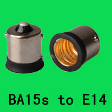 Free shipping BA15S-E14 Holders Lamp socket Converters BA15S TO E14 LED Light Bulb base Lamp Adapter 10pcs/lot 2024 - buy cheap