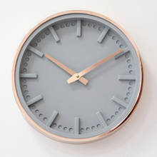 Relojes nórdicos de diseño superior, reloj de pared minimalista moderno, silencioso, decoración única, relojes colgantes de pared de 12 pulgadas 2024 - compra barato