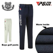 PGM Children Winter Warm Golf Pants Teenagers Waterproof Thicken Training Trousers High Elastic Soft Sports Golf Pants D0745 2024 - buy cheap