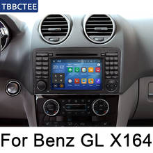 Radio con GPS para coche, reproductor con Android, DVD, WiFi, BT, sistema Mulitmedia, audio estéreo, EQ, mapa, para Mercedes Benz GL X164 2007 ~ 2012 NTG 2024 - compra barato
