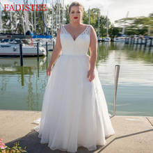 Размера плюс с v-образным вырезом Кружева Аппликации Свадебные платья цветочный принт De Mariée торжественное, с надписью "Bride To Be" атласное платье Vestido De Novia 2024 - купить недорого