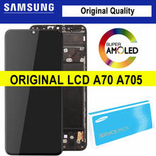 Pantalla LCD Original Super AMOLED para SAMSUNG Galaxy A70, A705, A705F, montaje de digitalizador con pantalla táctil de SM-A705MN, 10 unids/lote 2024 - compra barato