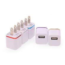 Travel Single port USB Charger 5V 1A US Plug Wall Power Adapter Portable for ipad iPhone Samsung HTC Cell Phones 500pcs 2024 - buy cheap