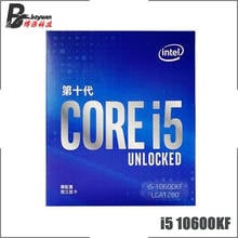 Intel Core i5-10600KF I5 10600KF 4.1 GHz Six-Core Twelve-Thread CPU Processor 65W 12M LGA 1200 Sealed new but without the cooler 2024 - buy cheap