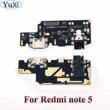 YuXi-puerto de carga USB para Xiaomi Redmi Note 5, Cable flexible, pieza de repuesto, placa de Conector Micro Dock 2024 - compra barato