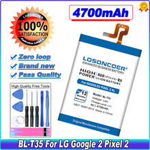 LOSONCOER 4700mAh BL-T35 Battery For LG Google2 Pixel 2 XL BLT35 Mobile Phone Battery +Free Tools in stock 2024 - buy cheap